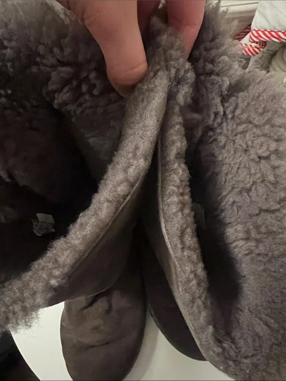 Ugg Tall Bow Boots in Dark Grey